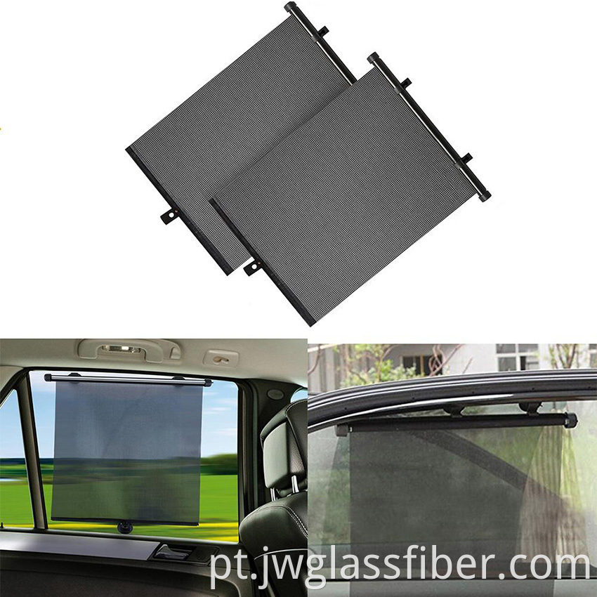 Tela da janela do RV do carro solar